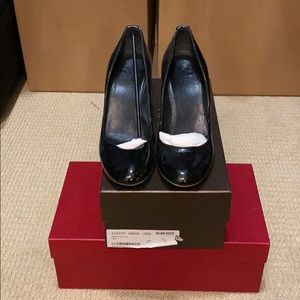 Gucci black wedges 37 7 dressy pumps heels